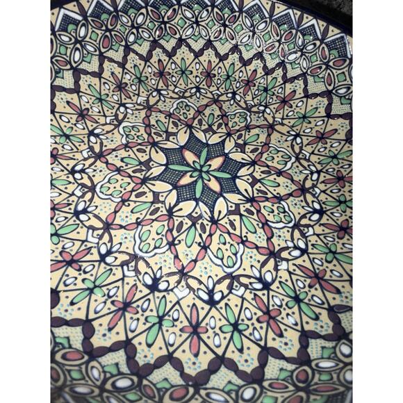 Javier Servin Mexico Talavera Soup Serving Bowl w/ Ladle & Underplate - Picture 5 of 12